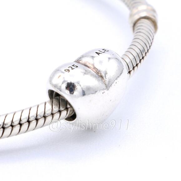 Authentic Pandora Large Smooth Heart Charm - 790137 - Picture 3 of 10